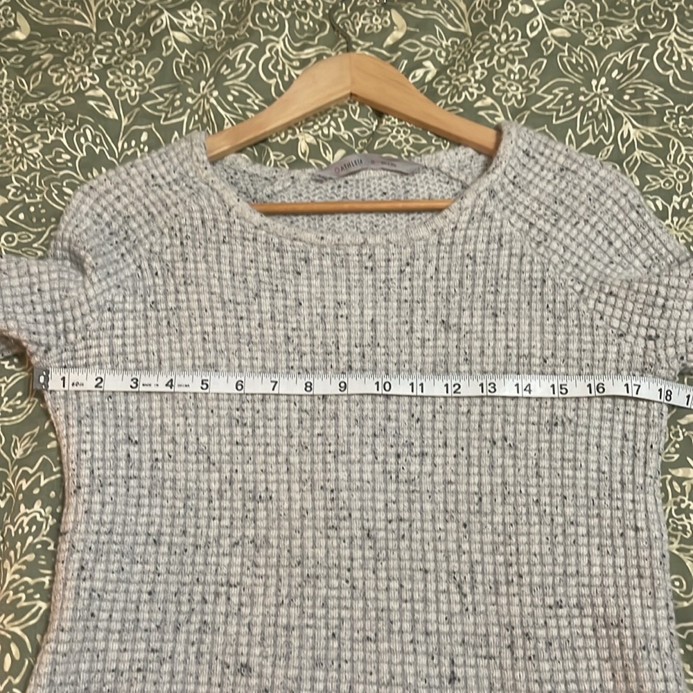 Athleta gray cashmere crew neck sweater - Picture 6 of 7